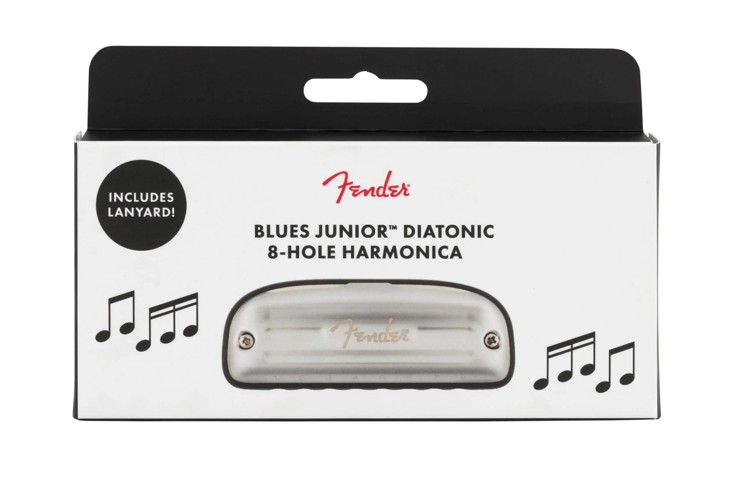 Fender Blues Junior Diatonic Harmonica, 8-holes, Key of C - Image 4