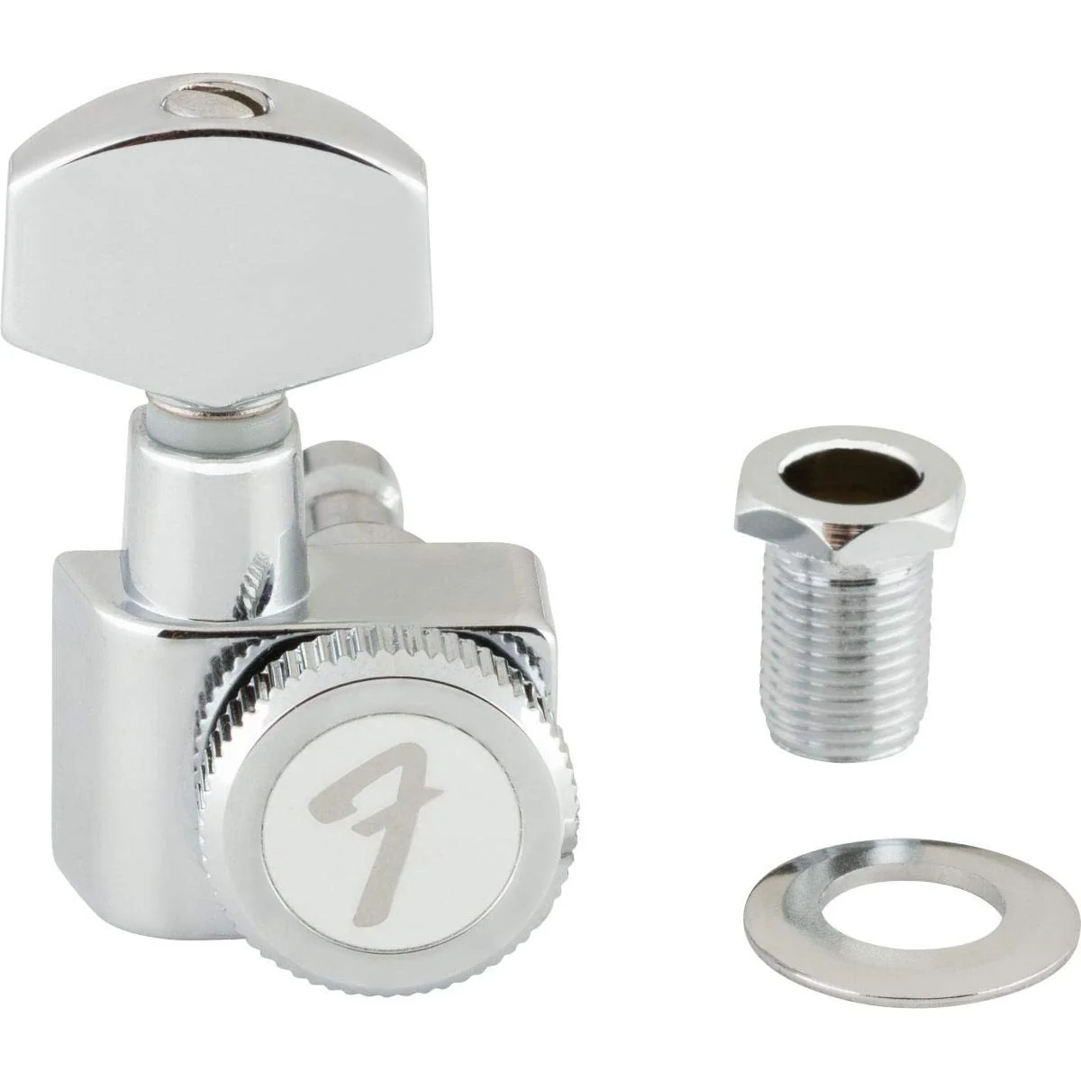 Fender Deluxe Locking All Short Post Guitar Tuners, Chrome - Image 3