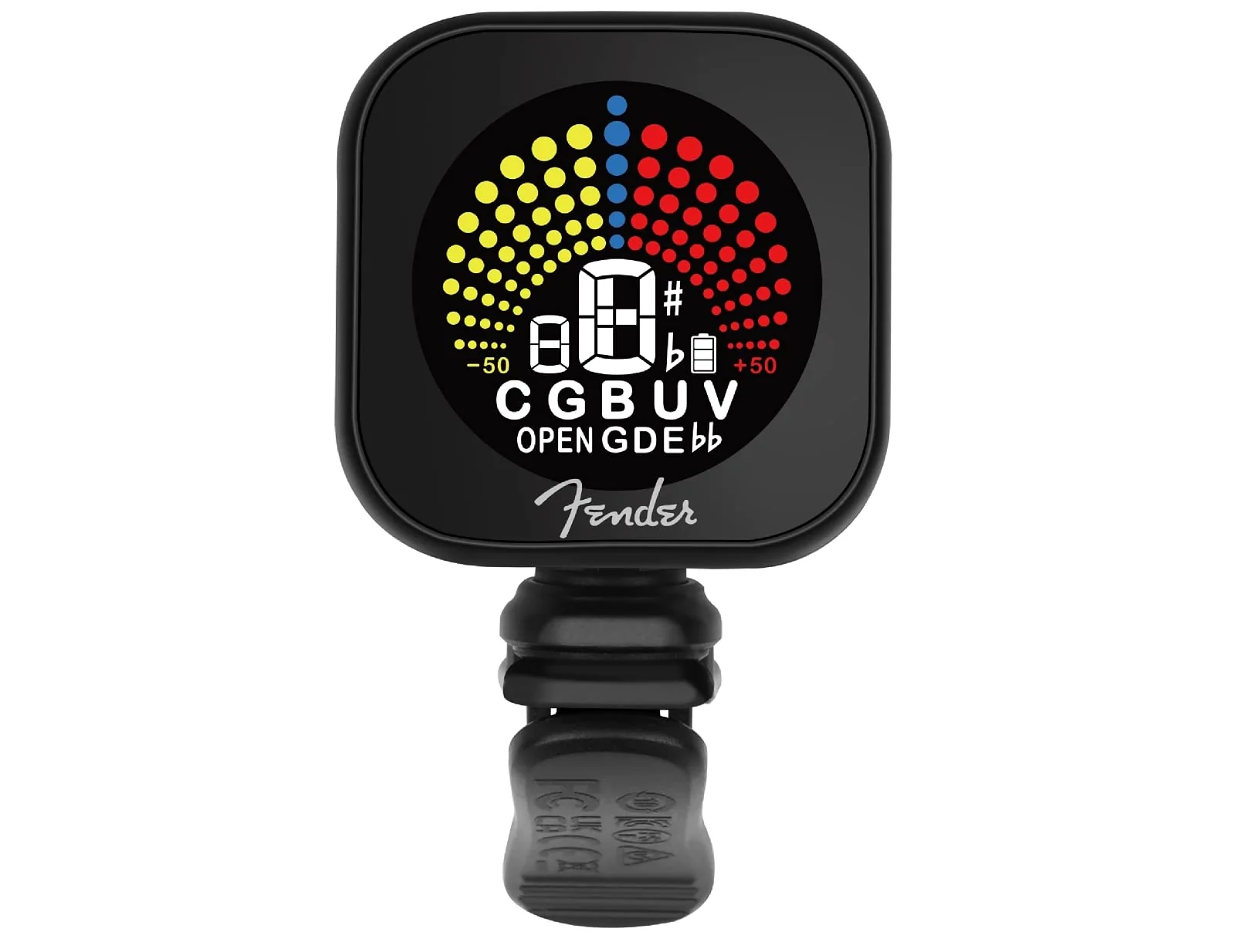Fender Flash 2.0 Rechargeable Tuner, Black - Image 3