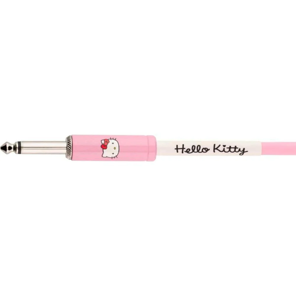 Fender Hello Kitty Instrument Cable, 18.6ft Guitar Cable, Pink - Image 4