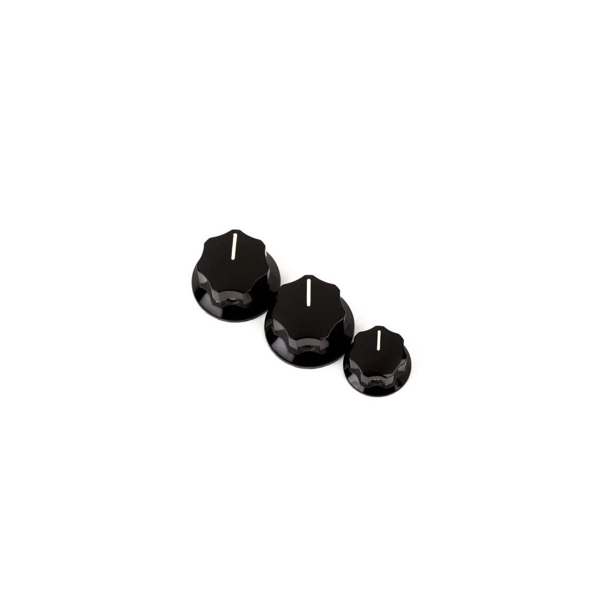 Fender Jazz Bass Control Knobs, Set of 3 (2 Large, 1 Small) - Image 2