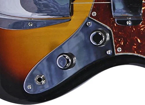Fender Vintage-Style 3-Hole Jazz Bass Control Plate - Chrome - Image 2
