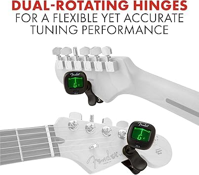 FenderMusical FT-1 Professional Clip-On Chromatic Tuner, Green Display - Image 5