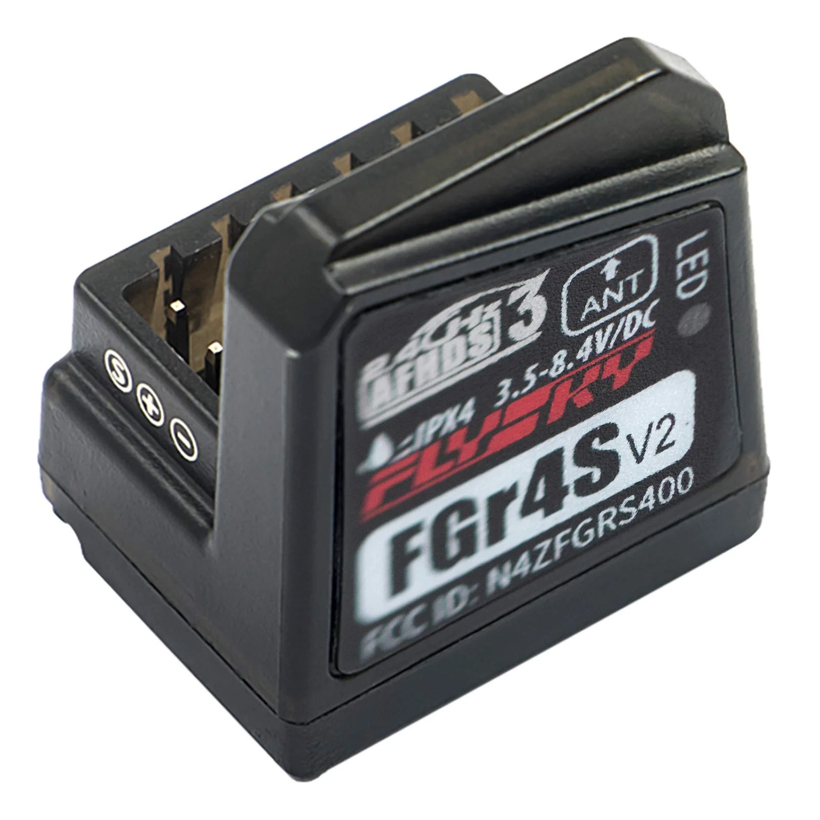 FGR4S V2 Receiver 2pcs AFHDS 3 Built-in Single-Antenna Bidirectional PWM/PPM/IBUS Output Receiver for NB4 PL18 Remote Control Transmitter - Image 5