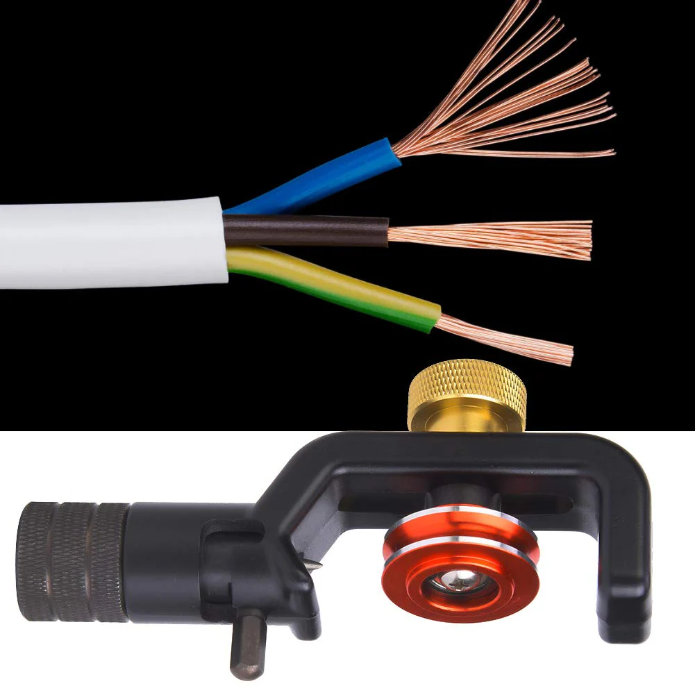 Fiber Optic Cable Cutter 4-10MM Vertical Horizontal Wire Sleeve Stripping Knife Cable Cutter Stripping Tool - Image 2