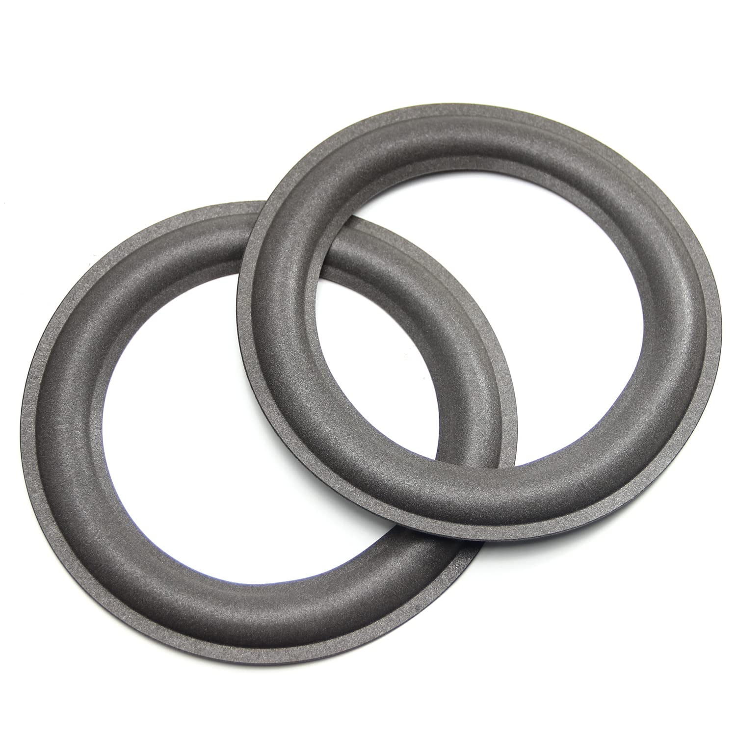 Fielect 2Pcs 6.5inch Foam Speaker Edge Subwoofer Surround Rings Edge Replacement Kit for Speaker Repair or DIY Black 6.5inch /165mm - Image 5