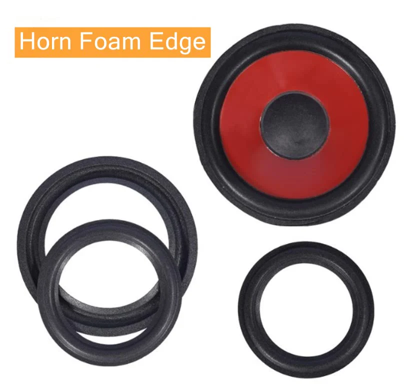 Fielect 2Pcs 6.5inch Foam Speaker Edge Subwoofer Surround Rings Edge Replacement Kit for Speaker Repair or DIY Black 6.5inch /165mm - Image 7