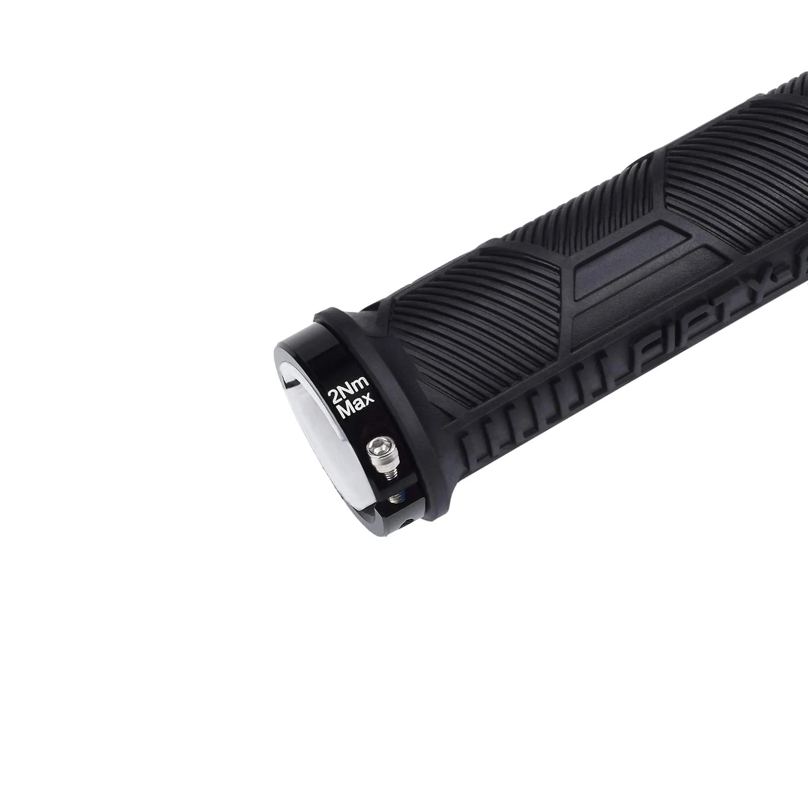 FIFTY-FIFTY Double Lock-On Mountain Bike Grips, Bicycle Handlebar Locking Grips, Non-Slip MTB Handle Black - Image 3