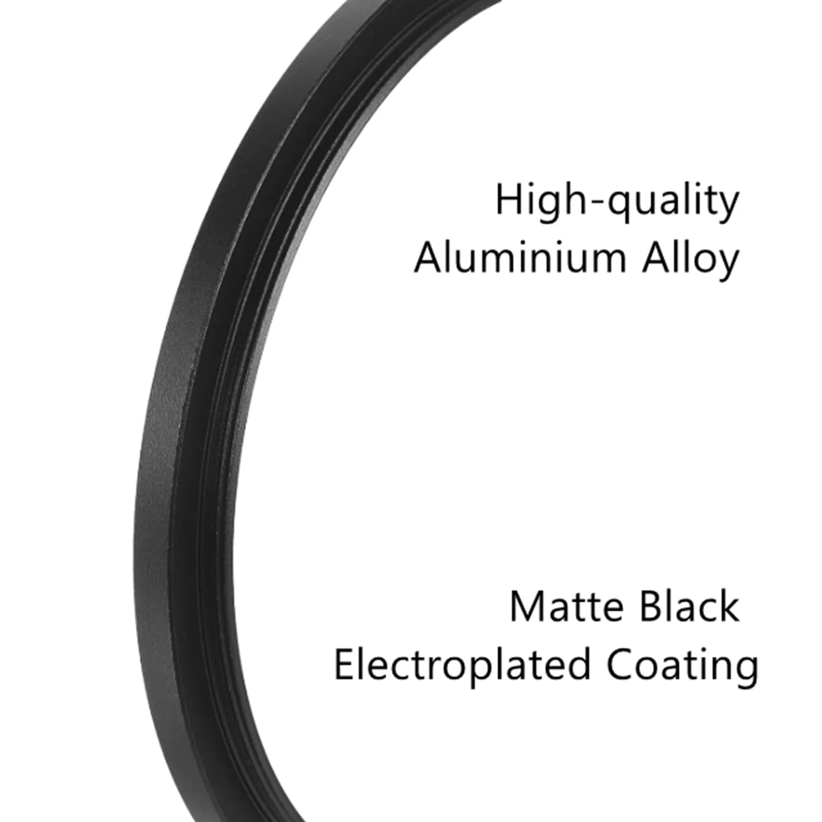 Filter Ring Adapter Set 18 Pieces, Camera Lens Filter Stepping Rings Kit, Lightweight and Durable Aluminum, 9 Pcs Step Up Rings Set and 9 Pcs Step Down Rings Set, Black - Image 3