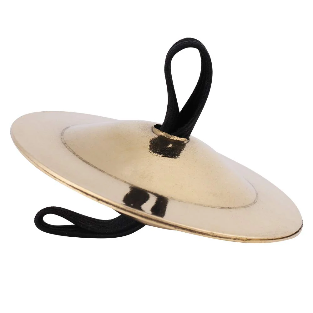Finger Cymbals, 2pcs Belly Dance Finger Cymbals Brass Finger Dancing Zills Musical Instrument Dancing Accessory for Dancer Party, Single Hand Operation Only - Image 6