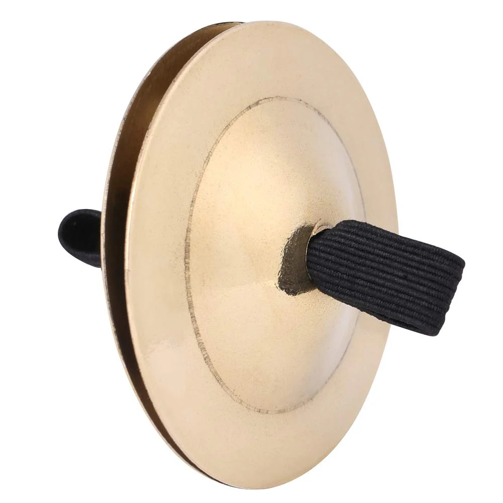 Finger Cymbals, 2pcs Belly Dance Finger Cymbals Brass Finger Dancing Zills Musical Instrument Dancing Accessory for Dancer Party, Single Hand Operation Only - Image 7