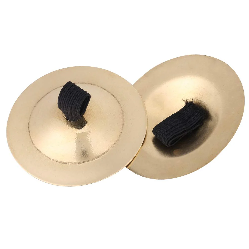 Finger Cymbals, 2pcs Belly Dance Finger Cymbals Brass Finger Dancing Zills Musical Instrument Dancing Accessory for Dancer Party, Single Hand Operation Only - Image 9