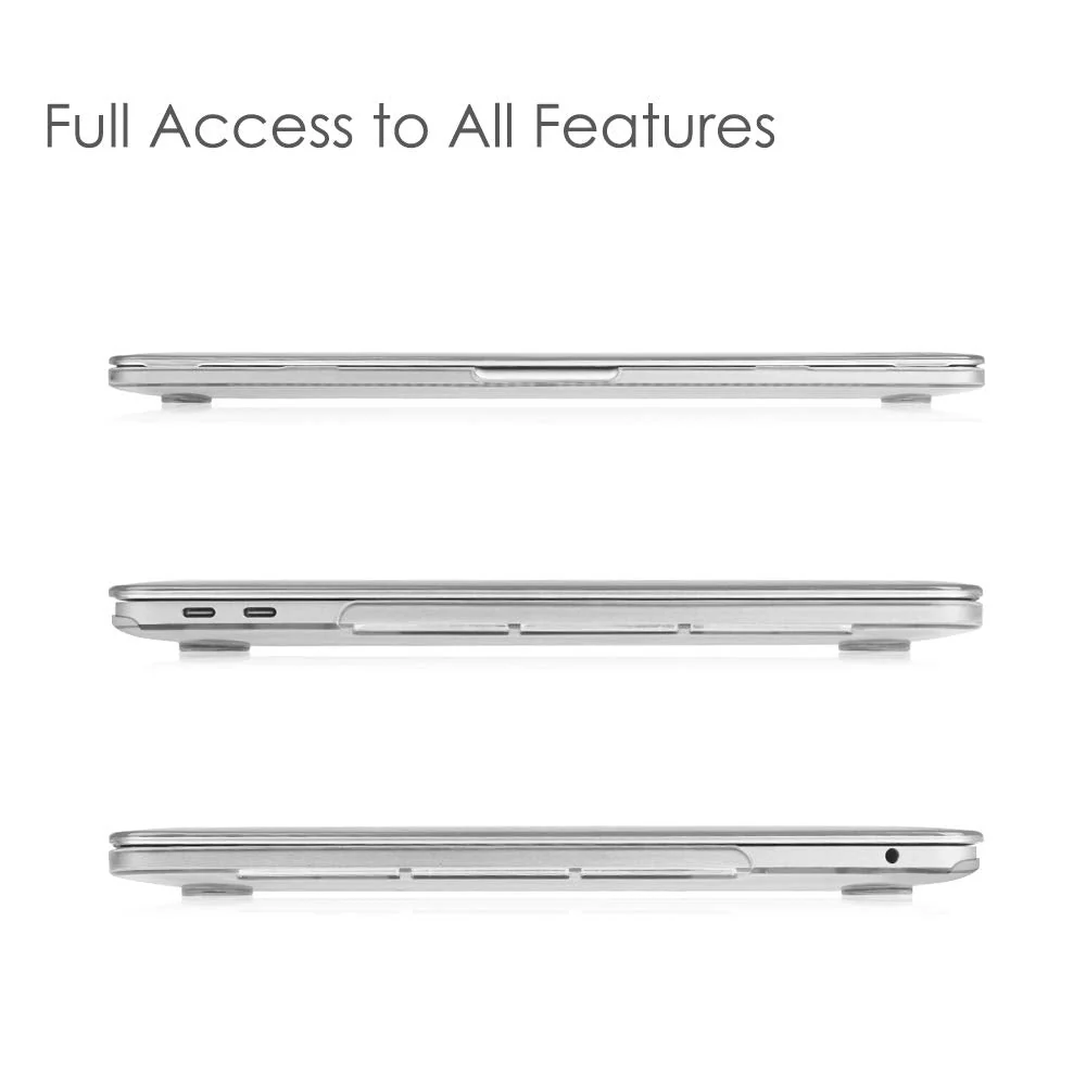 Fintie Case for MacBook Pro 13 Inch A2338(M2 M1) A2251 A2289 A2159 A1989 A1706 A1708 (2016-2021 2022 2023 Release) with/without Touch Bar- Snap On Hard Shell Case Cover, Crystal Clear - Image 4