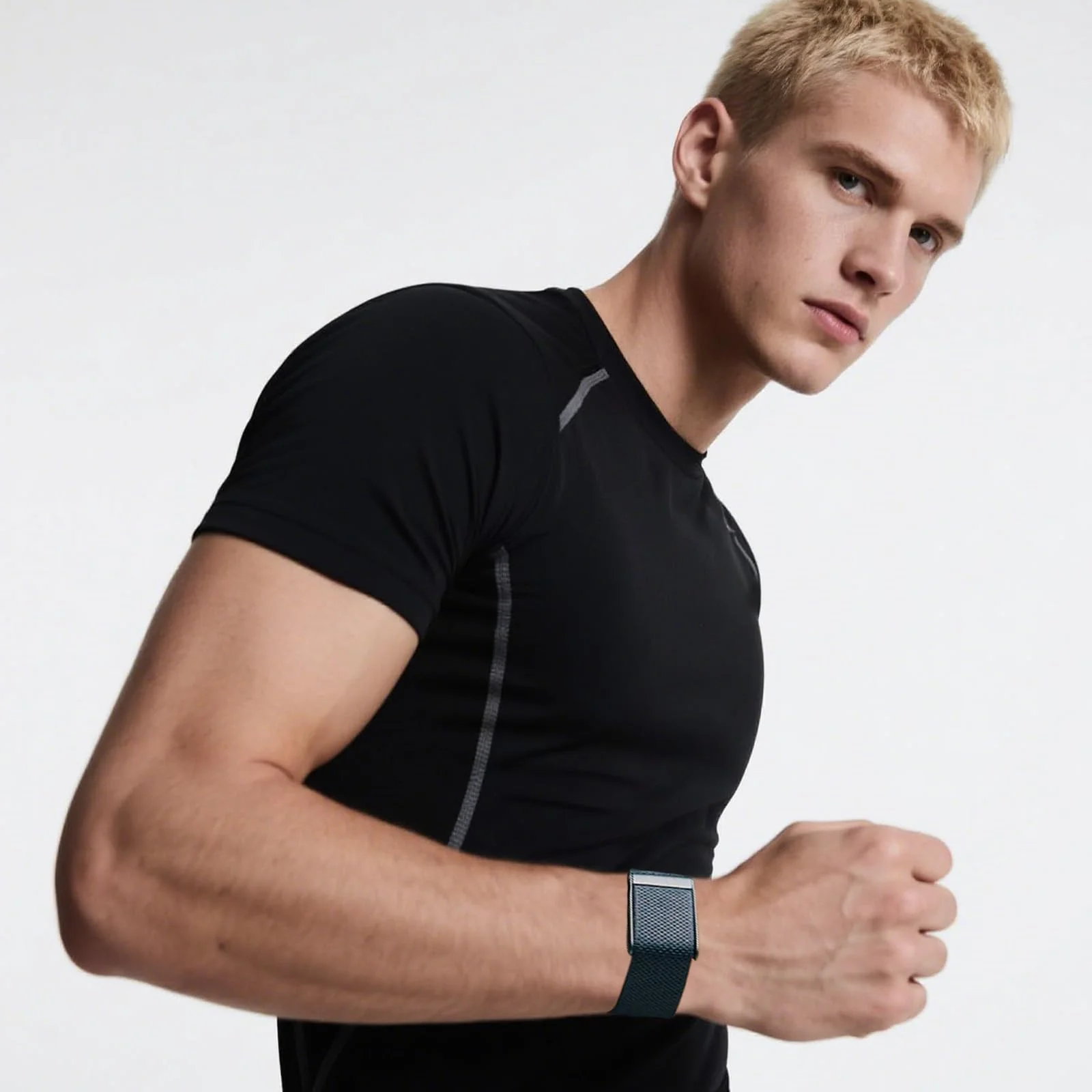 Fitcent Adjustable SuperKnit Wristband Compatible with WHOOP 5.0 WHOOP MG LIFE, SuperKnit Bands with Stainless Steel U Shape for WHOOP LIFE ECG Starlight - Image 6