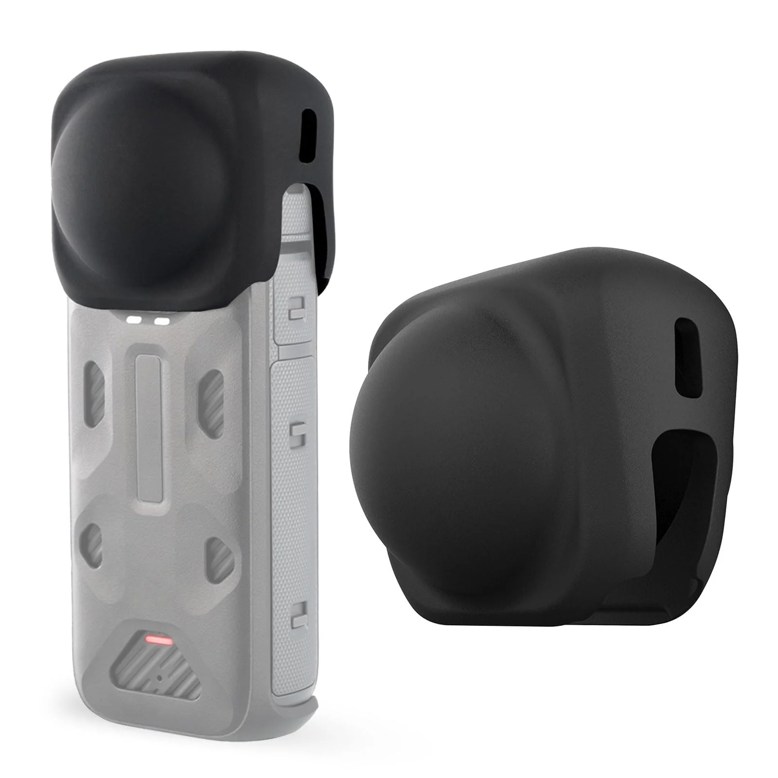 FitStill Protection Accessories Kit Only for Insta 360 X4 Optical Tempered Glass Screen Protector(2 PCS)+Rubber Lens Cap+Silicone Rubber Protective Case+Silicone Support Base Mount Insta 360x4 Accessory - Image 6