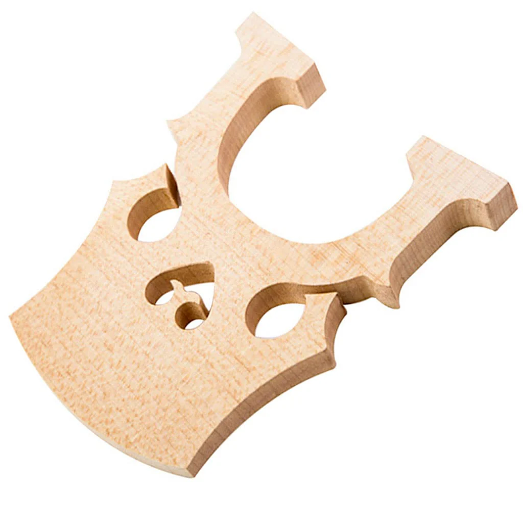 Fitted 4/4 Full Size Cello Maple Bridge Finer Grade Solid Maple Wood Cello Bridge Replacement Cello Parts & Accessory - Image 2