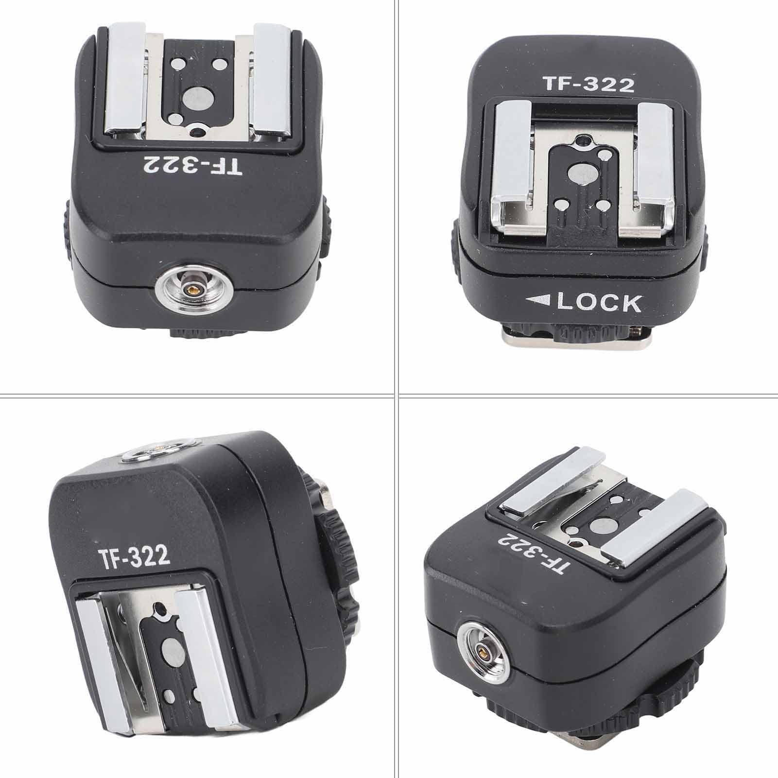 Flash Hot Shoe Sync Adapter with Extra PC Sync Port for Camera, Pure Copper Interface, TTL Flash Hot Shoe Converter - Image 2