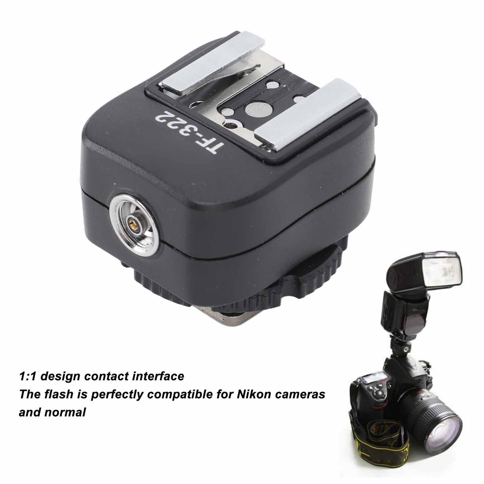 Flash Hot Shoe Sync Adapter with Extra PC Sync Port for Camera, Pure Copper Interface, TTL Flash Hot Shoe Converter - Image 4