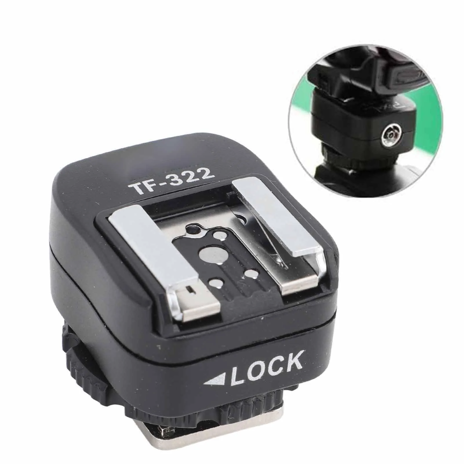 Flash Hot Shoe Sync Adapter with Extra PC Sync Port for Camera, Pure Copper Interface, TTL Flash Hot Shoe Converter - Image 5