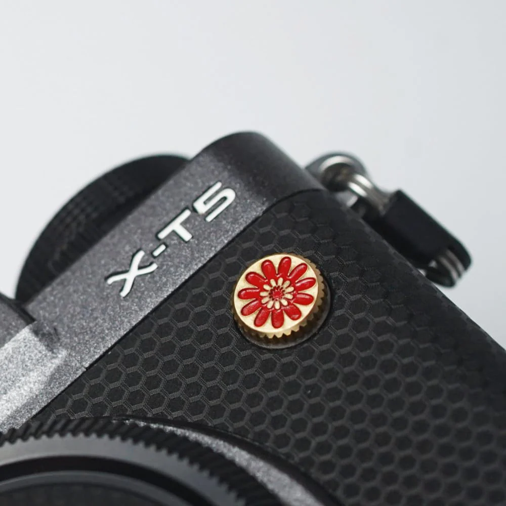 Flash PC Sync Terminal Cap Cover for Camera, for Nikon F2 F3 F3HP FM2 FM3A for XT5 XT4 (Red) Red - Image 2