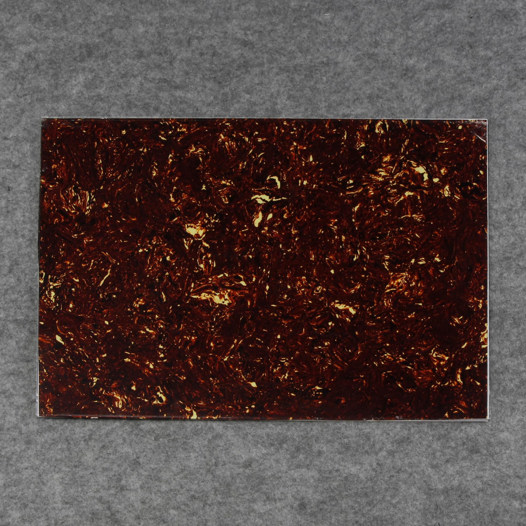 FLEOR 11.4 x 17 Inch Blank Guitar Bass Pickguard Sheet DIY Guitar Pickguard Backplate Scratch Plate Material,4Ply Brown Tortoise Shell 4ply Brown Tortoise Shell - Image 3
