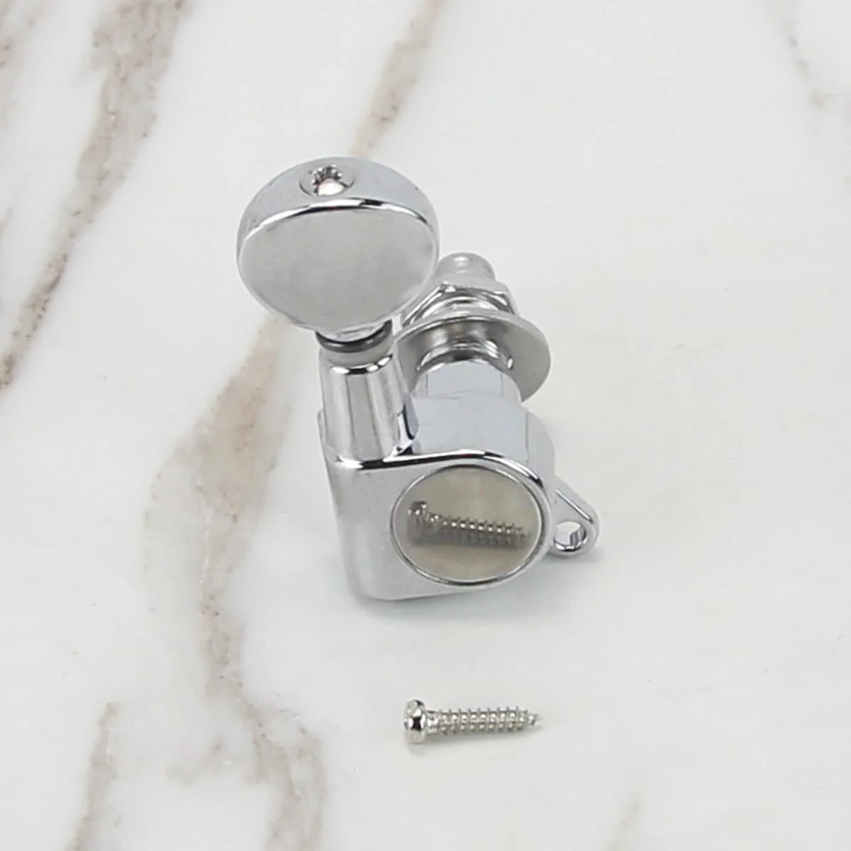 FLEOR 6R Sealed Guitar Tuners Machine Heads Tuning Pegs Keys Set Chrome Fit Electric Guitar Part - Image 5