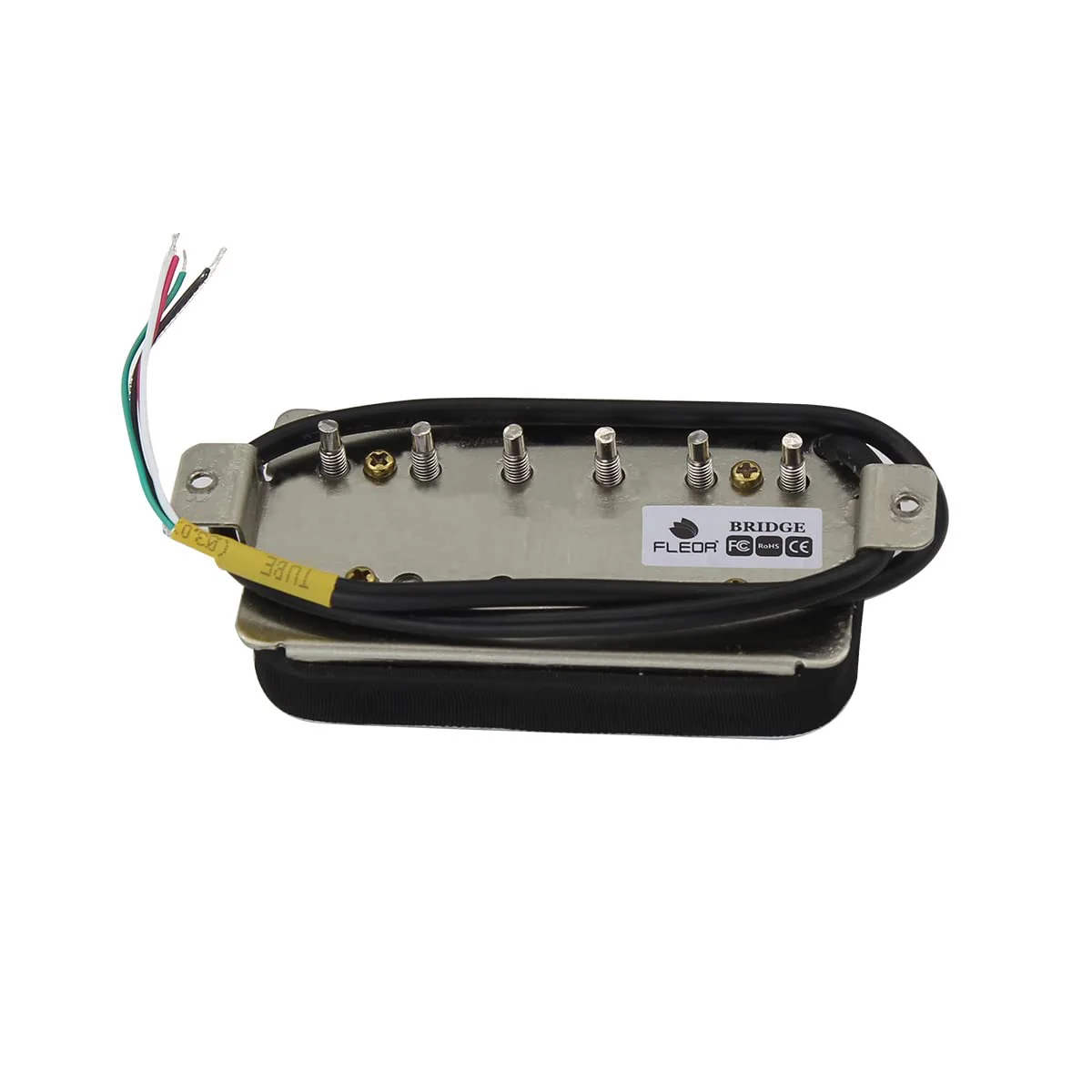 FLEOR Alnico 2 Humbucker Pickup 8-9K Electric Guitar Pickup Bridge Humbucker, White Bridge Pickup - Image 3