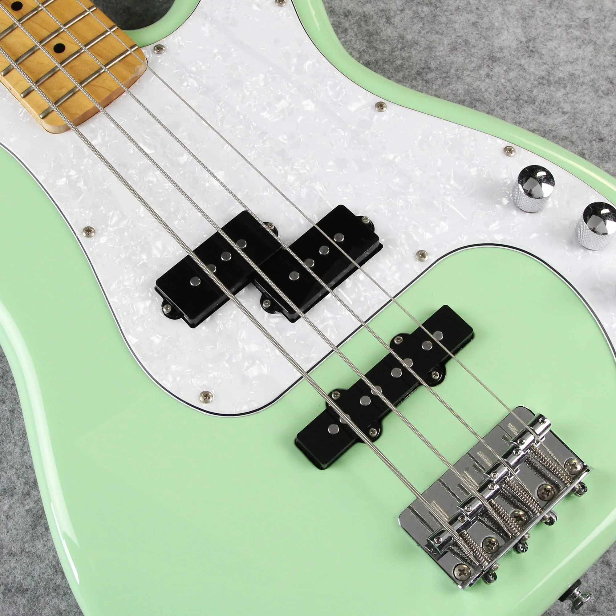 FLEOR Alnico 5 PJ Bass Pickups Neck Bridge Pickups Set for 4-String PB JB Bass Electric Bass PJ Pickups Set - Image 5