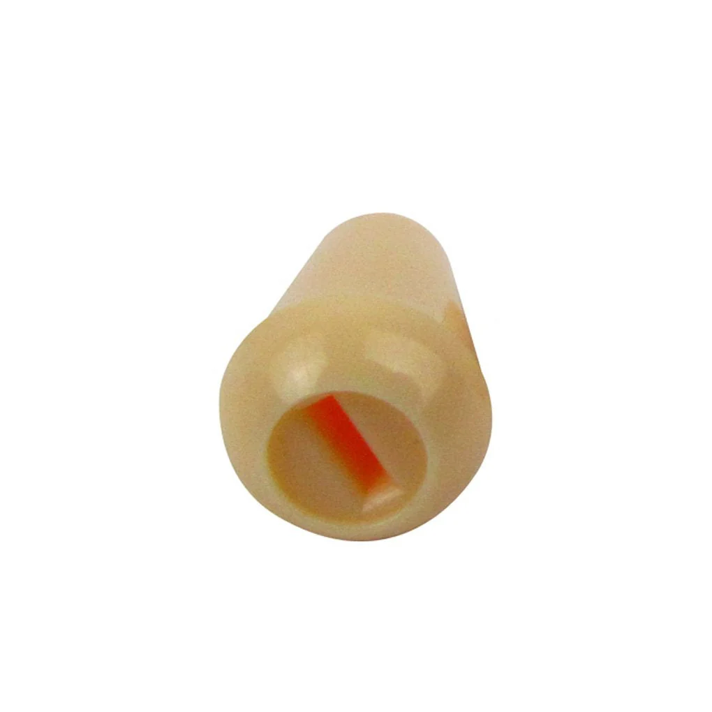 FLEOR Strat Knobs Guitar Volume Tone Control Knobs 2T1V with 5 Way Switch Tip, Yellow - Image 6
