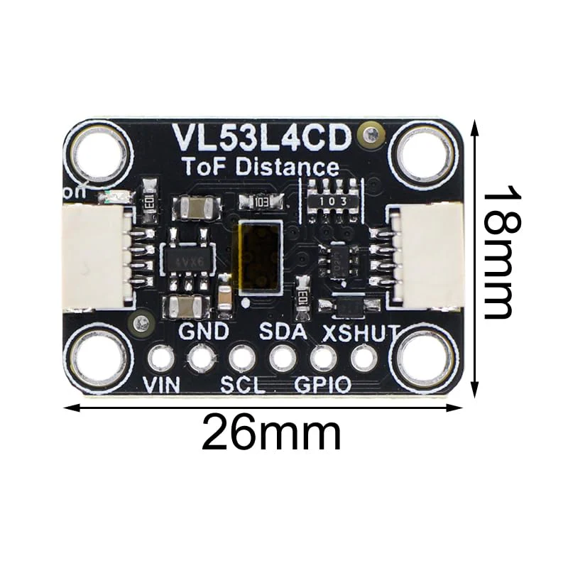 Flight Time Distance Sensor, MRS159A VL53L4CD Flight Time Distance Sensor 1-1300mm ToF Range Sensor Module for Aircraft - Image 2