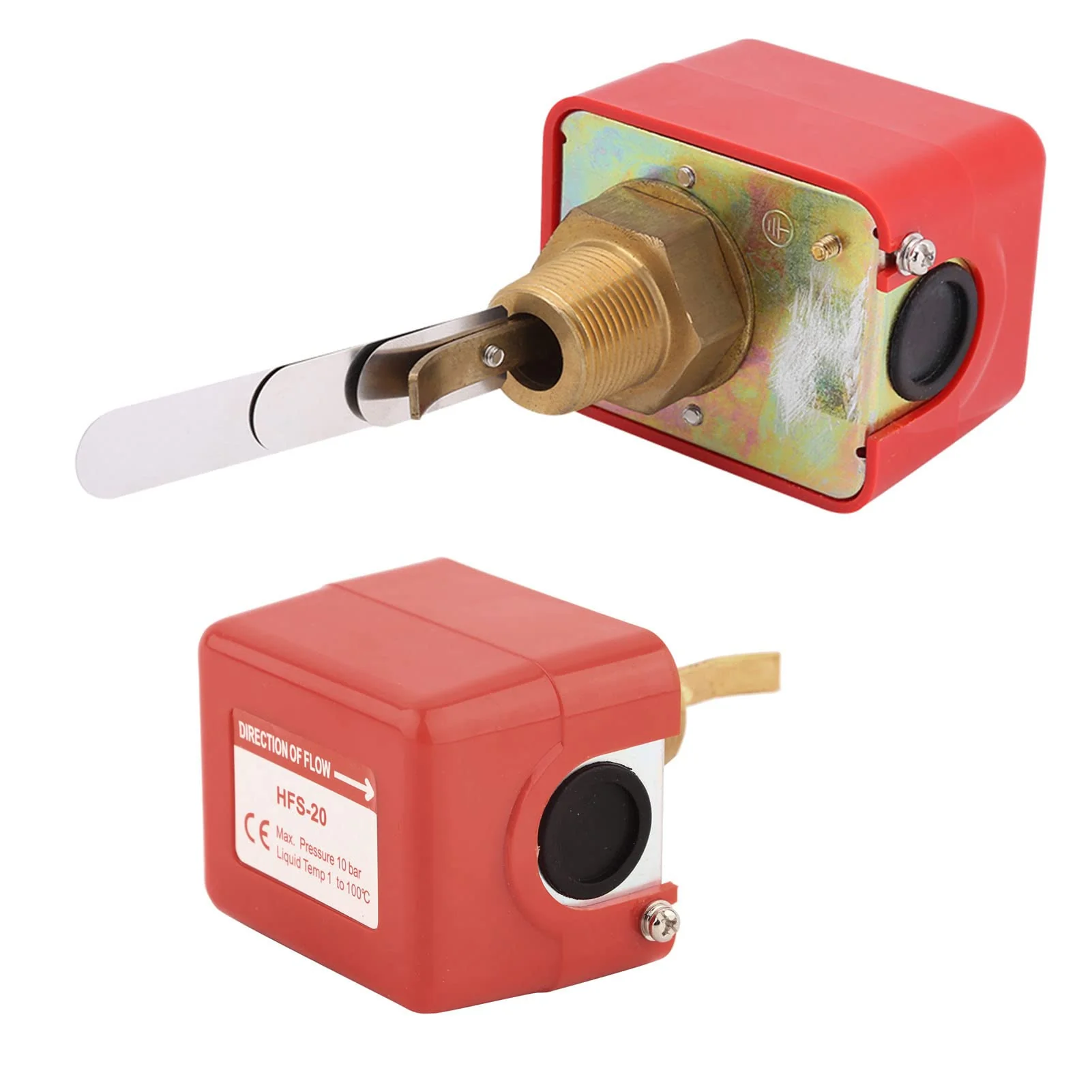 Flow Sensor 1 Inch SPDT Thread Paddle Flow Switch Automatic Control SPDT R3 4 Liquid Water Oil Sensor Control Automatic Paddle Flow Switch - Image 5