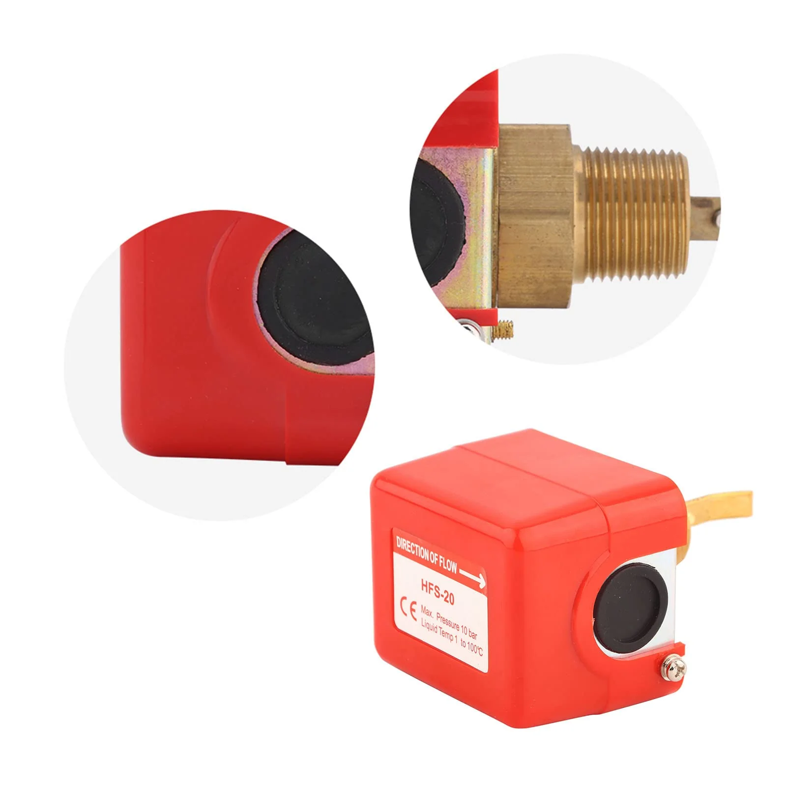 Flow Sensor 1 Inch SPDT Thread Paddle Flow Switch Automatic Control SPDT R3 4 Liquid Water Oil Sensor Control Automatic Paddle Flow Switch - Image 9