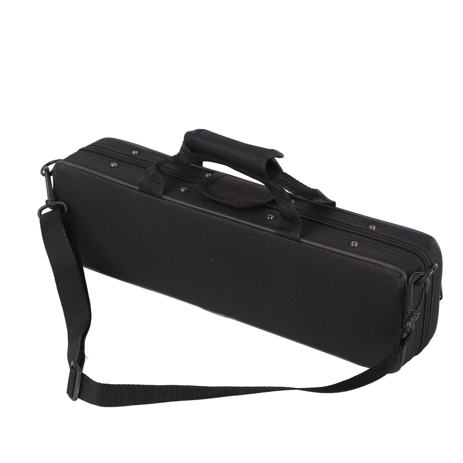 Flute Case, Black Oxford Cloth 16 Holes Flute Cover, Double Zipper Design Universal Cloth Box Waterproof Flute Storage Bag, 39.5 X 12 X 7cm - Image 5