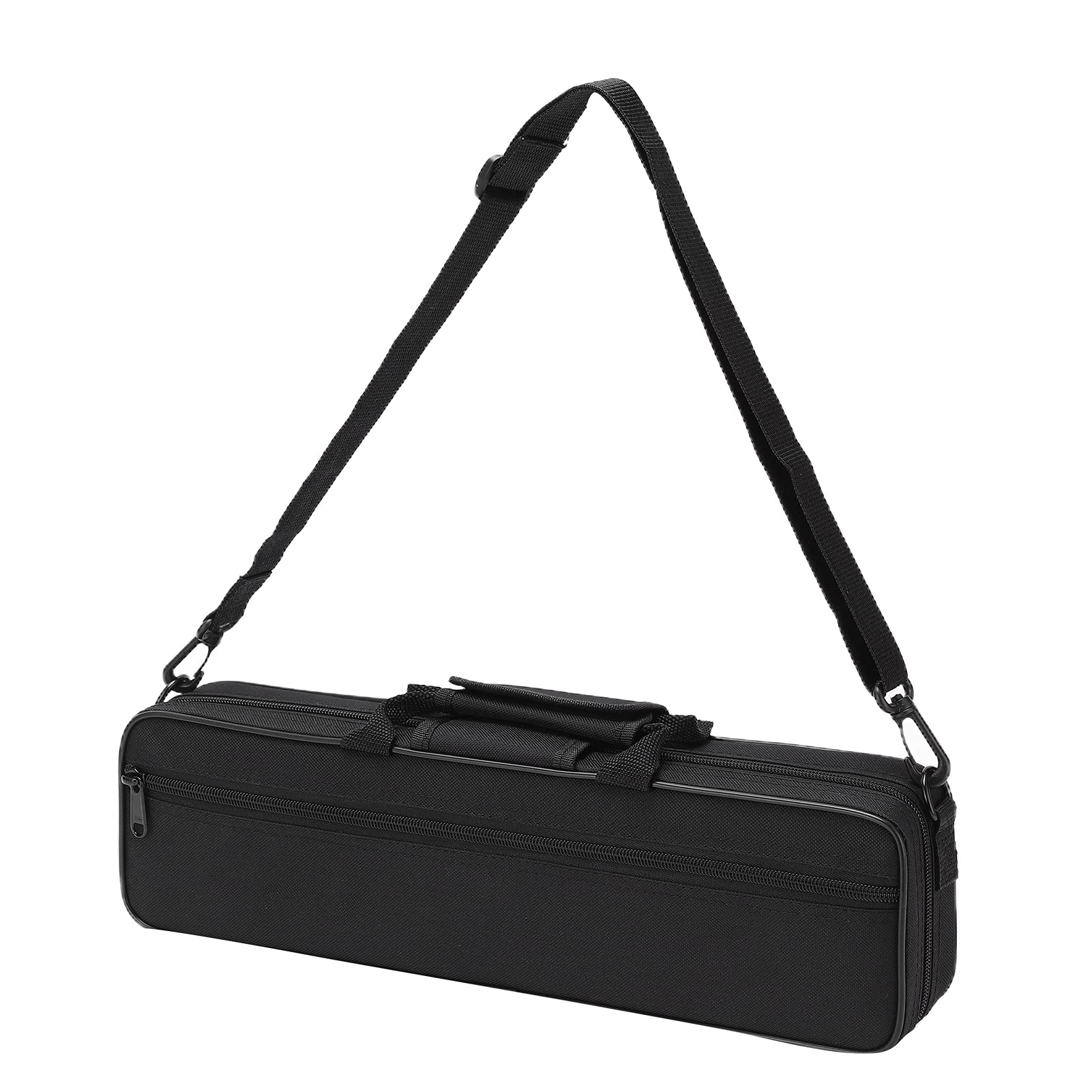 Flute Case, Black Oxford Cloth 16 Holes Flute Cover, Double Zipper Design Universal Cloth Box Waterproof Flute Storage Bag, 39.5 X 12 X 7cm - Image 7