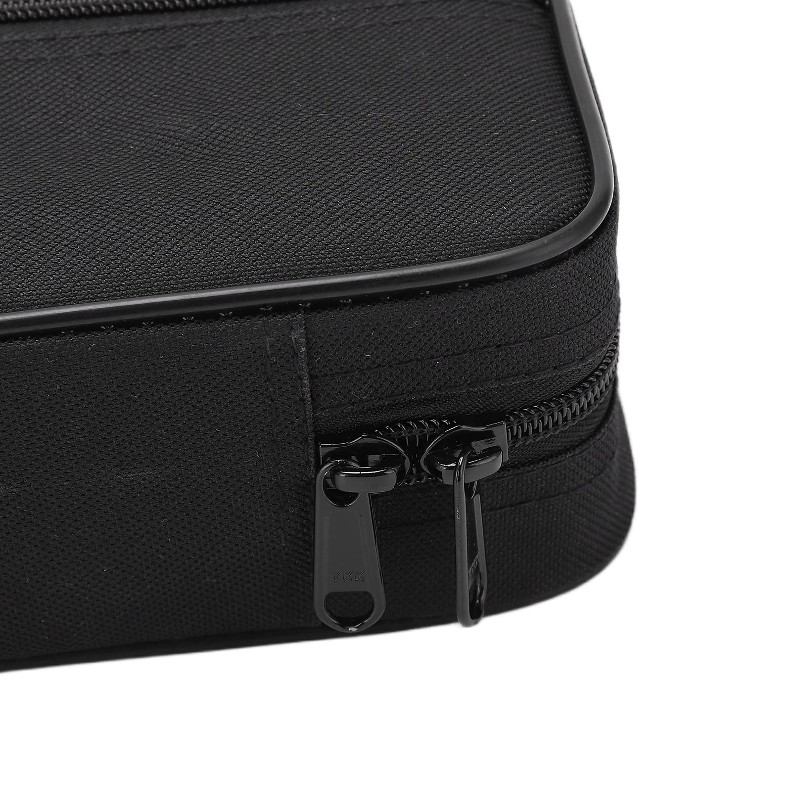 Flute Case, Black Oxford Cloth 16 Holes Flute Cover, Double Zipper Design Universal Cloth Box Waterproof Flute Storage Bag, 39.5 X 12 X 7cm - Image 8