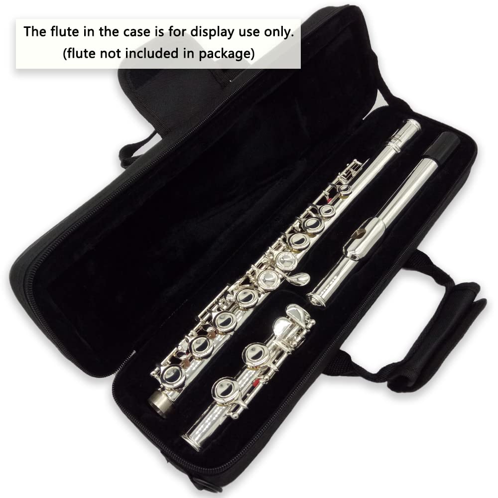 Flute Case, Waterproof Flute Case with Adjustable Shoulder Strap, Lightweight Oxford Cloth Flute Case Carrying Bag for 16 Holes Flute C Foot - Image 3