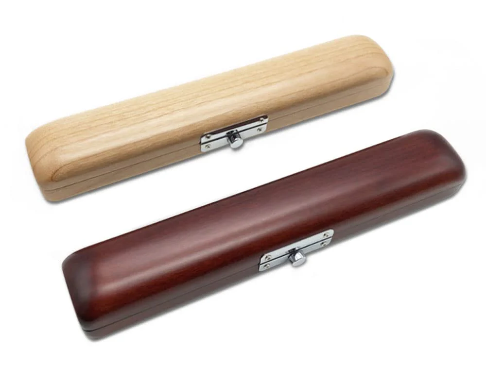 Flute Head Joint Case Mouthpiece Headjoint Storage Box Flute Instrument Accessories (Mahogony) - Image 2
