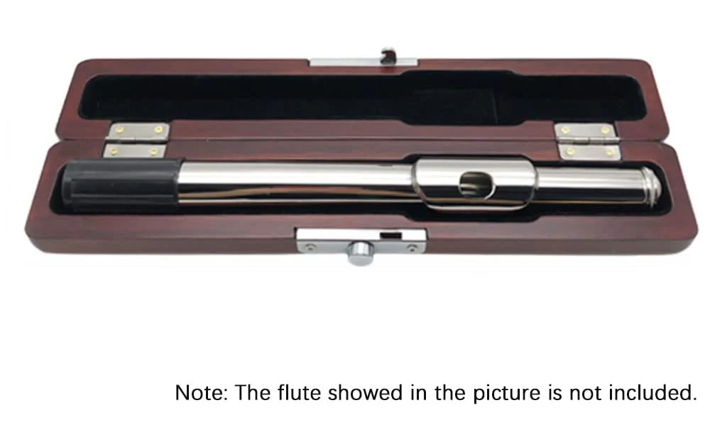 Flute Head Joint Case Mouthpiece Headjoint Storage Box Flute Instrument Accessories (Mahogony) - Image 5
