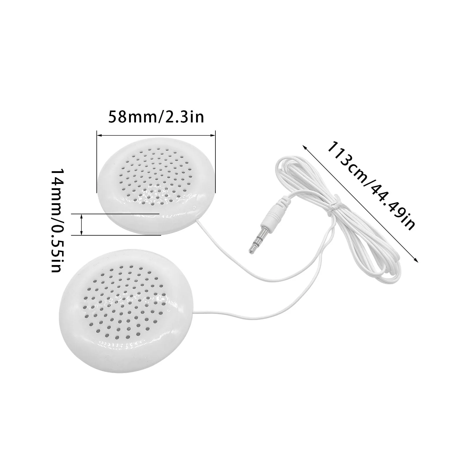 Flylin Pillow Speaker, 3.5mm DIY Portable Mini Speaker Stereo Speakers with 2 Stereo Sound HiFi Speakers for MP3 Phone Portable CD 1 - Image 3