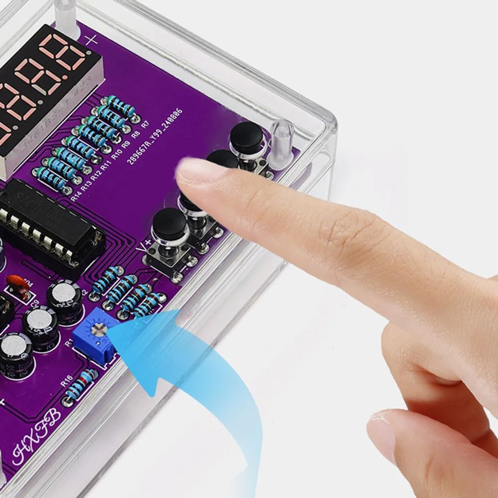 FM Radio Kit Soldering Practice Kits DIY Electronics Soldering Kit Radio Module Receiver Kit 87-108MHz (with Case) With Case - Image 6
