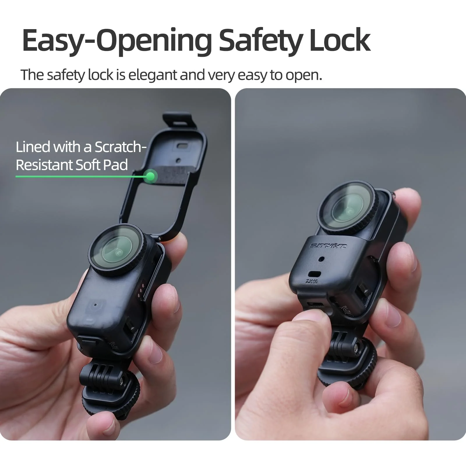 Foldable Cold Shoe Adapter Mount for DJI OSMO Nano, 360 Degree Rotatable 180 Degree Tiltable OSMO Nano Holder for Cage Frame/DSL Camera, Horizontal-to-Vertical Shooting - Image 7