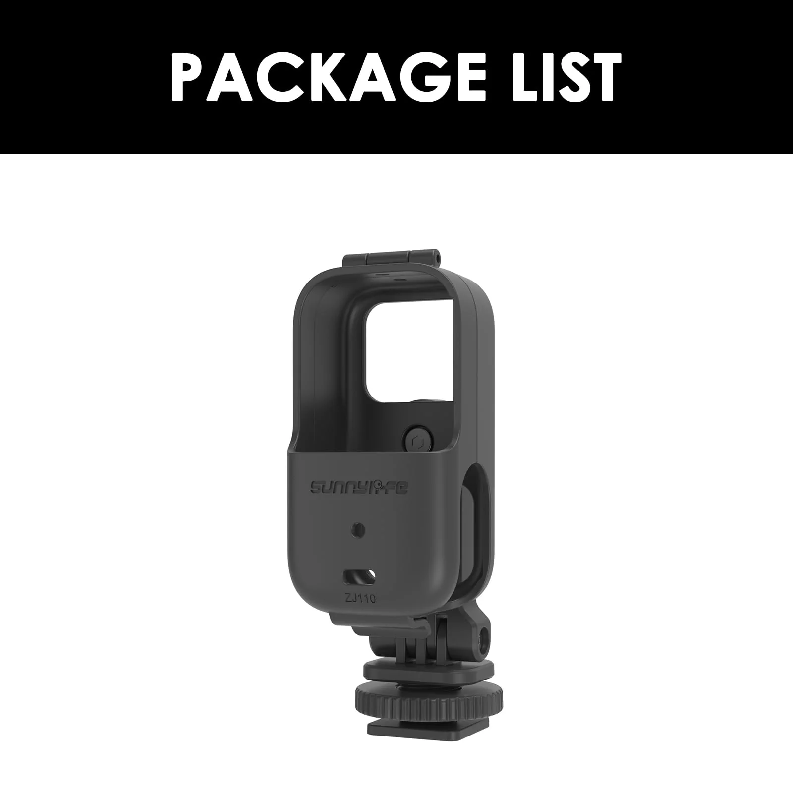 Foldable Cold Shoe Adapter Mount for DJI OSMO Nano, 360 Degree Rotatable 180 Degree Tiltable OSMO Nano Holder for Cage Frame/DSL Camera, Horizontal-to-Vertical Shooting - Image 9