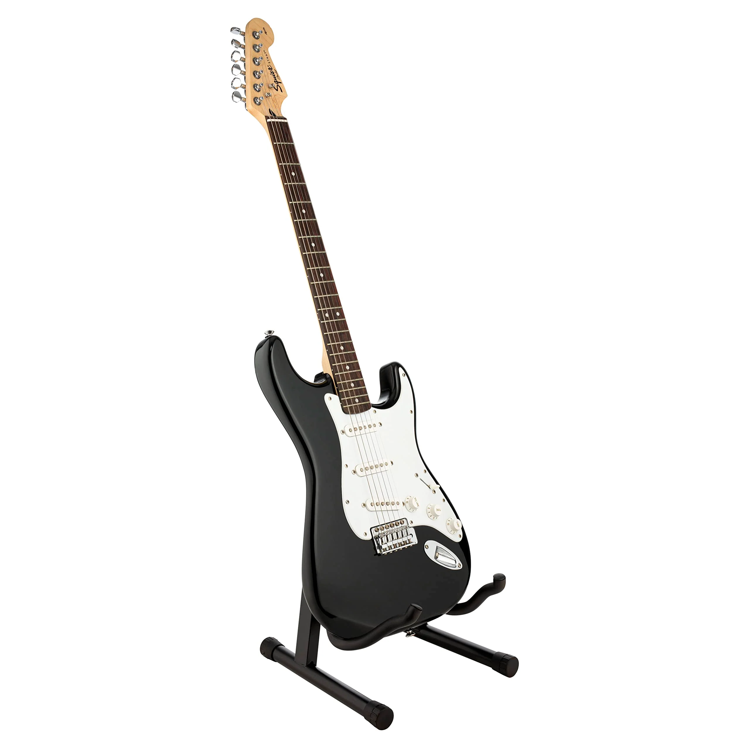 Foldable Guitar Stand - Professional Quality, A-Frame, Universal Fit, Portable Stand for Acoustic, Electric Guitar, Bass, and More - Lightweight and Sturdy Design, Non-Slip Rubber Feet - Image 3