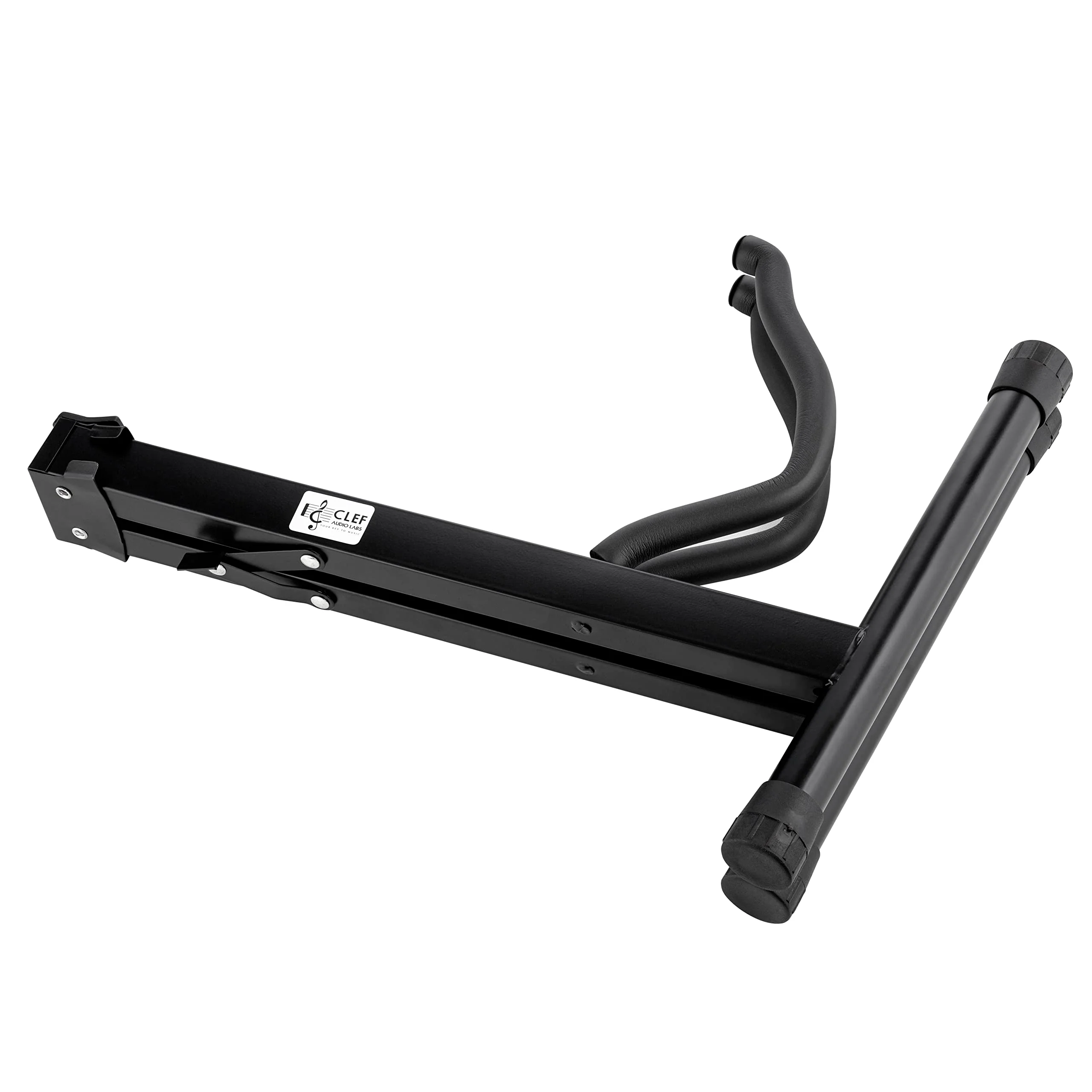 Foldable Guitar Stand - Professional Quality, A-Frame, Universal Fit, Portable Stand for Acoustic, Electric Guitar, Bass, and More - Lightweight and Sturdy Design, Non-Slip Rubber Feet - Image 5