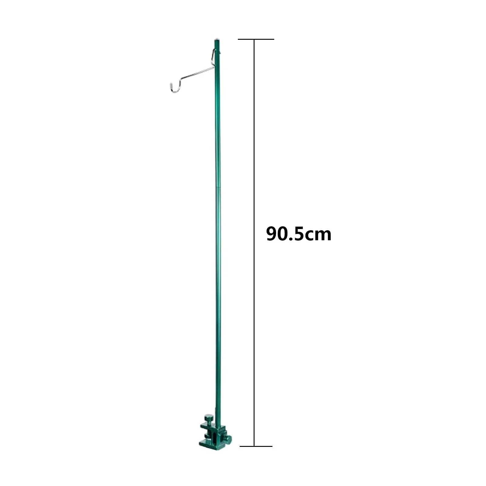 Foldable Infusion Stand Medical Liquid Hook Rack Aluminium Stand Infusion Stand for Home/Hospital/Clinic, Portable Infusion Stand with Practical Packaging (Dark Green) dunkelgrün - Image 2