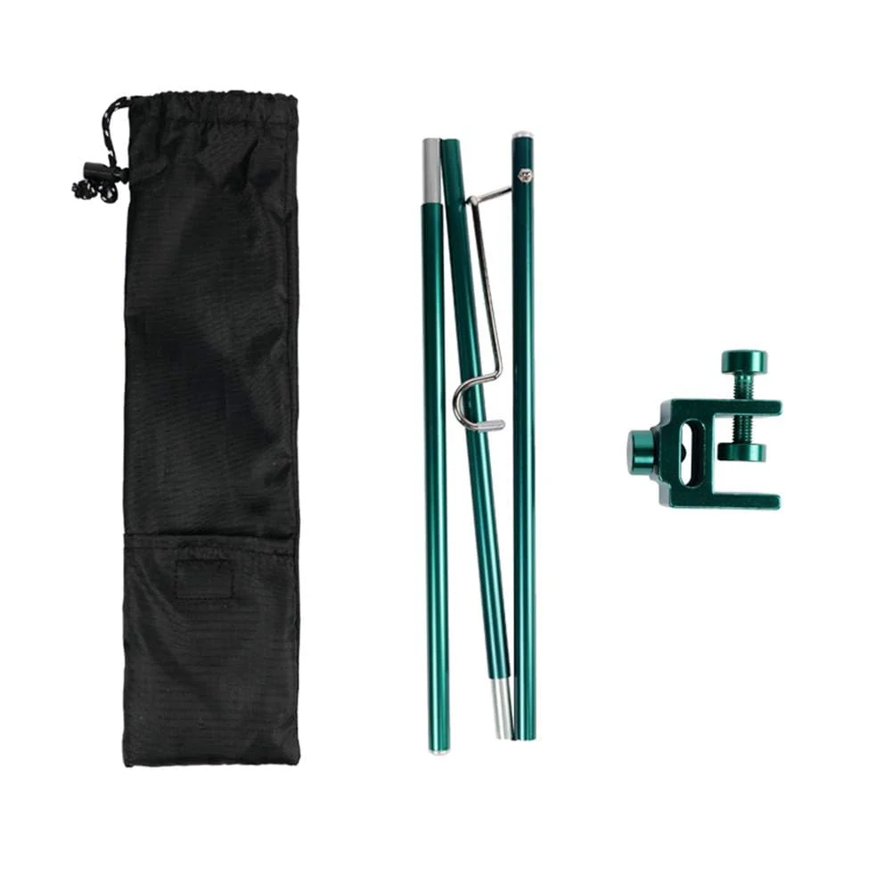 Foldable Infusion Stand Medical Liquid Hook Rack Aluminium Stand Infusion Stand for Home/Hospital/Clinic, Portable Infusion Stand with Practical Packaging (Dark Green) dunkelgrün - Image 5