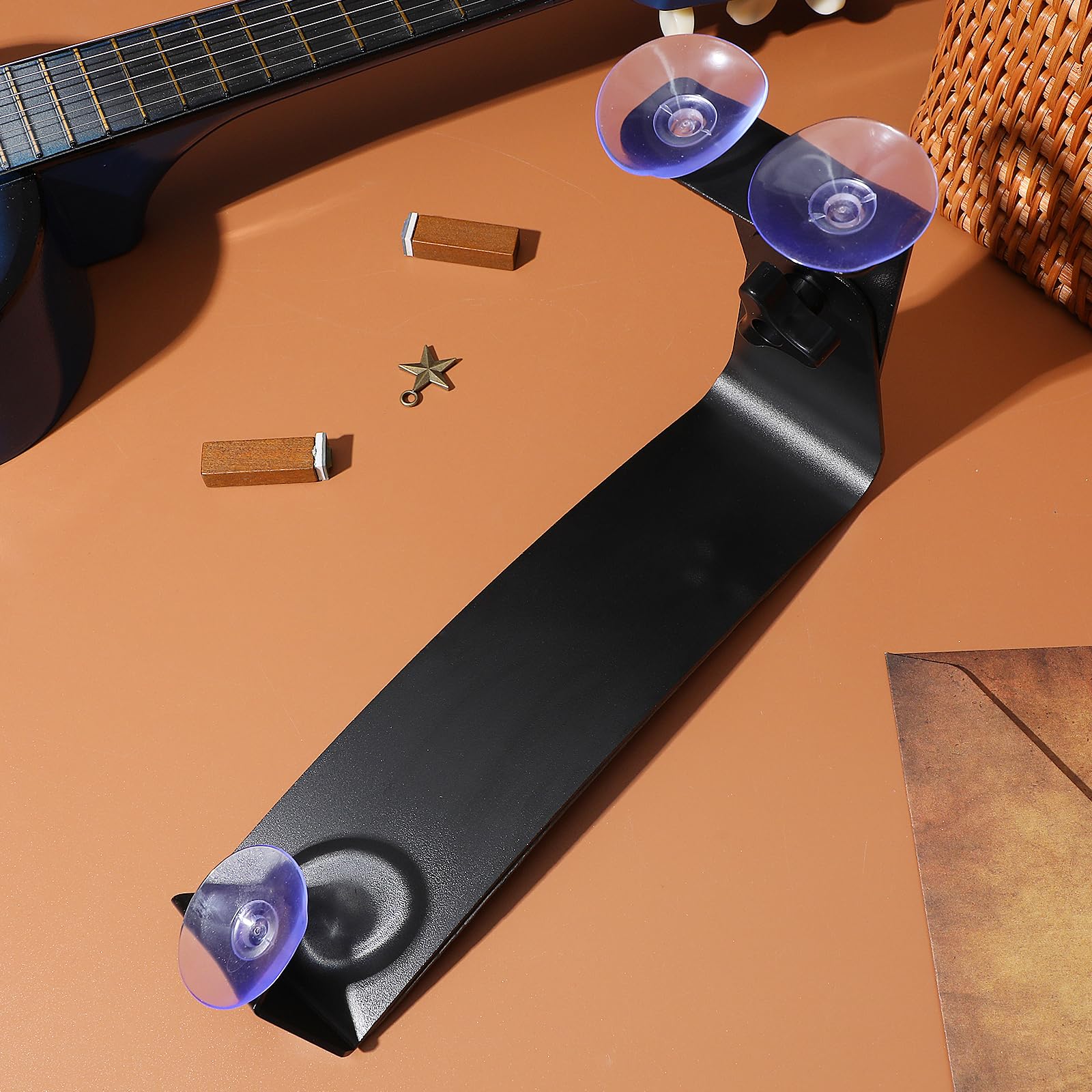 FOMIYES Guitar Support Adjustable Rest Guitar Balance Support Classical Guitar Support Foot Stool, Ergonomic Design Suitable for Classical and Acoustic Guitars, Classical Guitar Leg Rest Black - Image 5