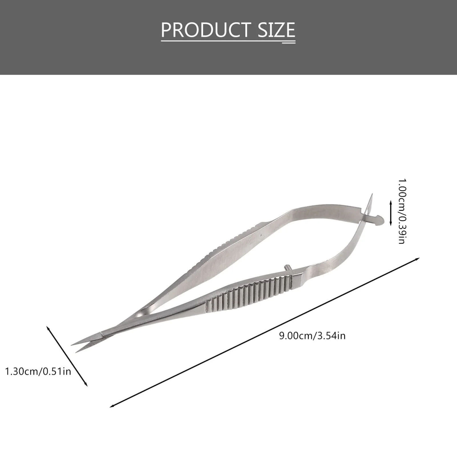 FOMIYES Microsurgical Scissors Unique Design Needle Holder Straight and Curved Flat Handles Suture Binding Pliers Micro Ophthalmic Surgical Instrument - Image 6