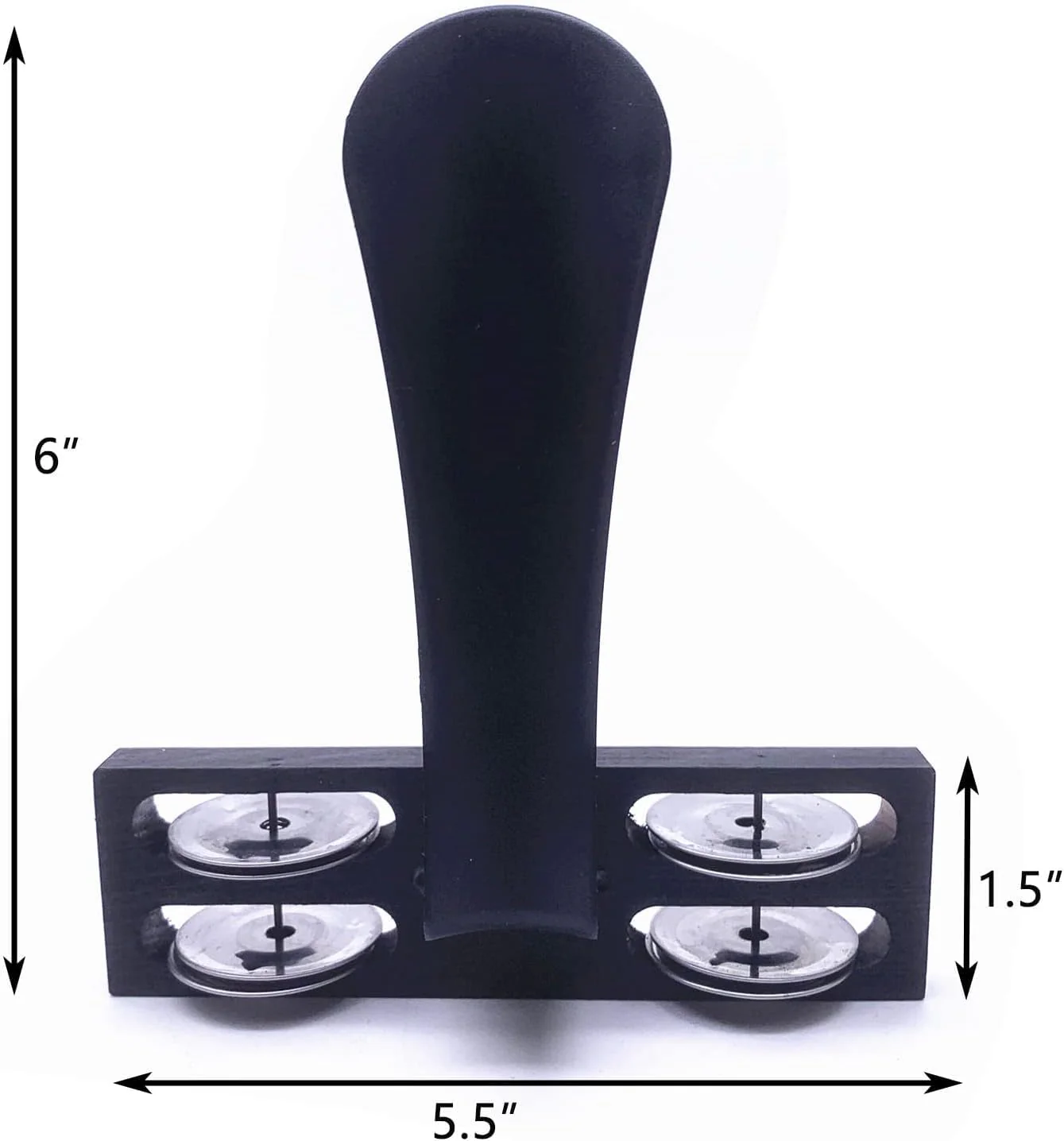 Foot Heel Shaker & Tambourine Percussion Musical Instrument for Cajon Drummers and Band Accompaniment 2pcs - Image 4