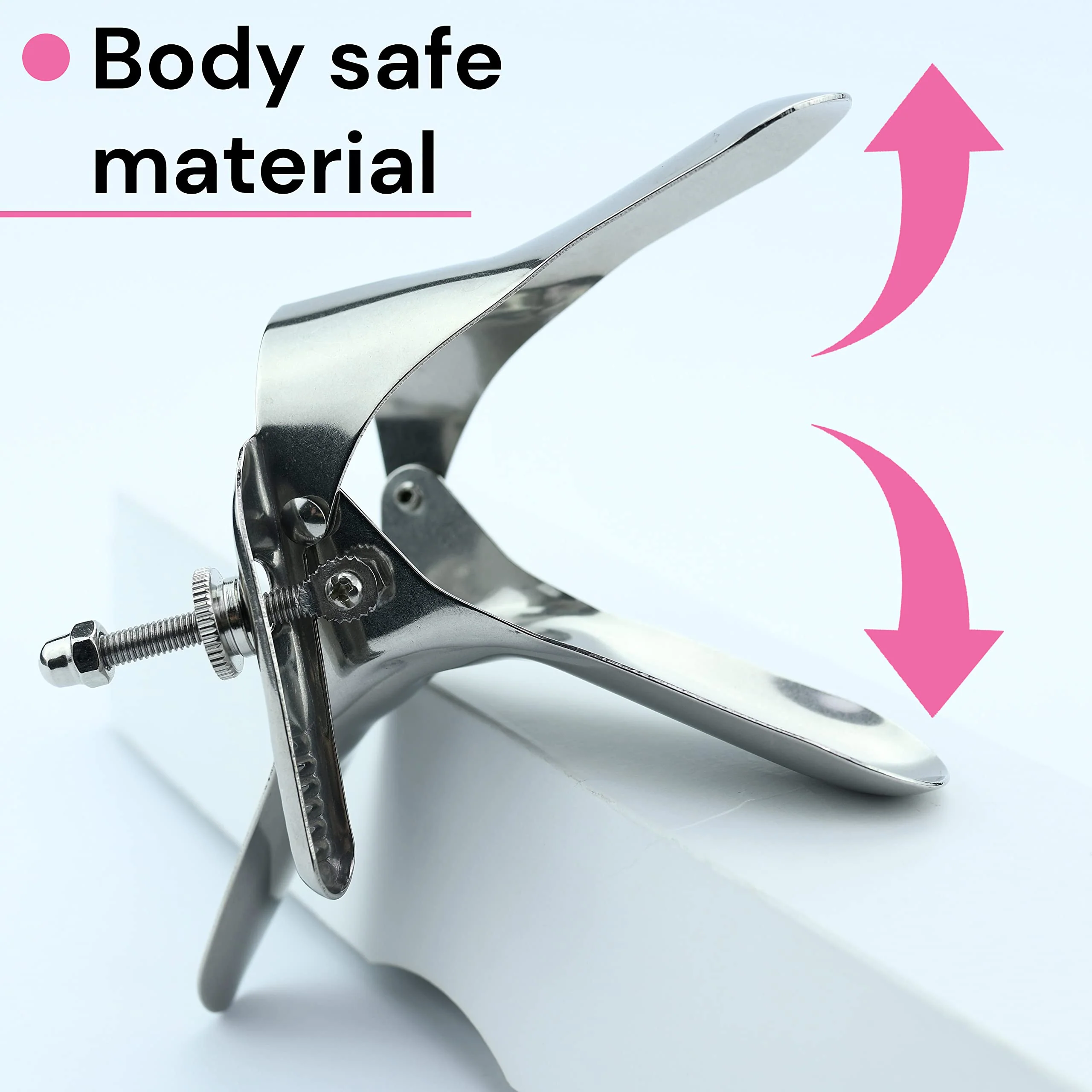 FOPS I09-1 Metal Vaginal Dilator Speculum for Women Vaginal Spreader Diameter 11 cm Vaginal Speculum Spreader Gynecologist Tunnel Labia Spreader Women Large Spreader Vaginal Dilator - Image 5
